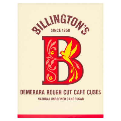Billington's Demerara Rough Cut sugar cubes 500g - British product