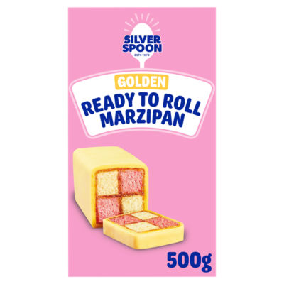 Silver Spoon Golden Ready to Roll Marzipan 500g (British brand)