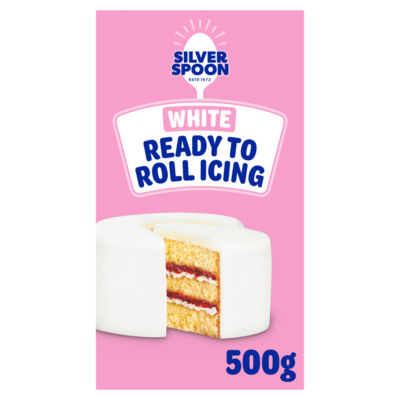 Silver Spoon White Ready to Roll Icing 500g (British brand)