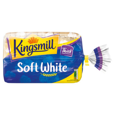 Kingsmill Soft White Bread Thick Sliced 800g, UK version
