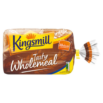 Kingsmill wholemeal bread medium sliced 800g, UK version
