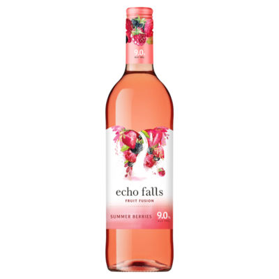 Echo Falls Summer Berries Fruit Fusion wine 75cl - British product