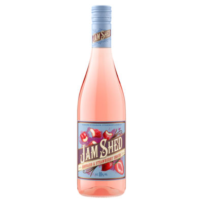 Jam Shed Rhubarb & Strawberry Rosé Wine 75cl, UK version