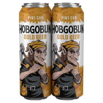 Hobgoblin Gold Ale 4 x 568ml, UK version