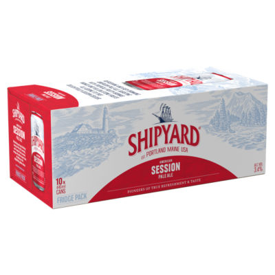 Shipyard American Session Pale Ale 10x440ml cans, imported from the UK