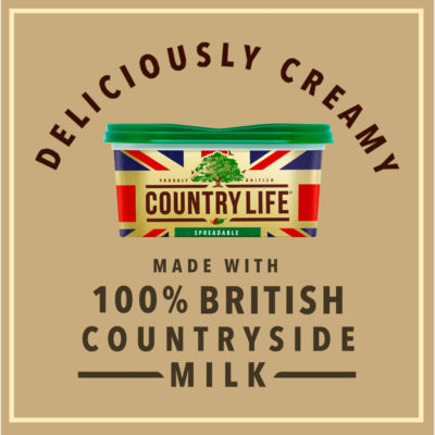Country Life spreadable butter 500g - British product