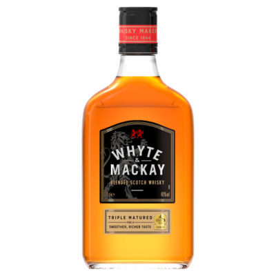 Whyte & Mackay Blended Scotch Whisky 35cl (British brand)
