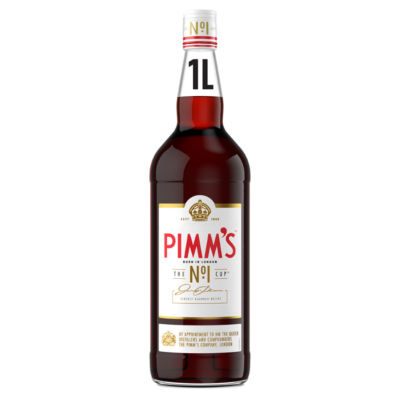 Pimm's No. 1 Cup liqueur 1L bottle, imported from the UK