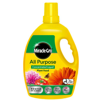 Miracle-Gro All Purpose Concentrated Liquid Plant Food 2.5 Litres, imported from the UK