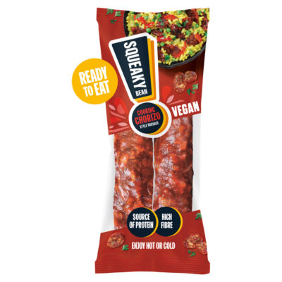 Squeaky Bean Cooking Chorizo Style Vegan Sausage 100g