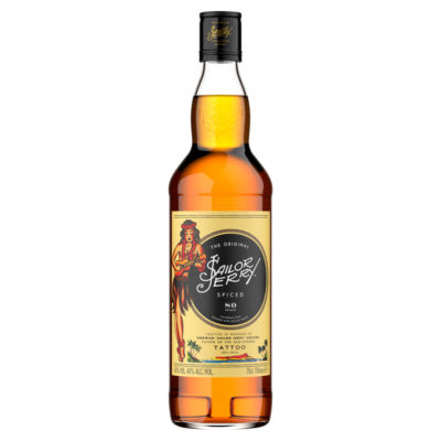 Sailor Jerry spiced Caribbean rum 70cl (British brand)