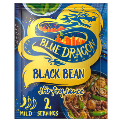 Blue Dragon black bean stir fry sauce 120g - British product