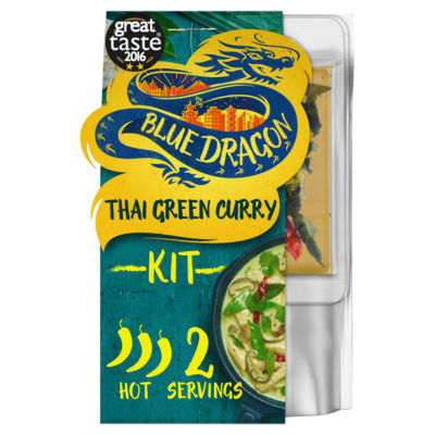 Blue Dragon Thai green curry kit 253g - British product