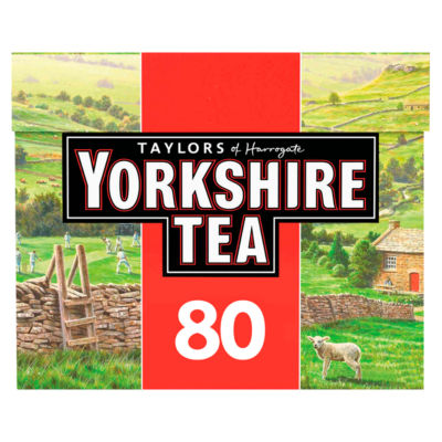 Taylors of Harrogate Yorkshire Tea 80 black tea bags 250g (British brand)