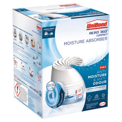 UniBond Aero 360 Compact Moisture Absorber 450g (British brand)