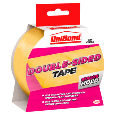 UniBond double sided tape clear 5m (British brand)