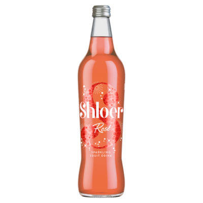 Shloer Rosé Sparkling Fruit Drink Non-Alcoholic Beverage 750ml
