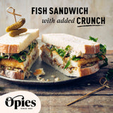 Opies Mini Gherkins Pickled in Vinegar 227g, imported from the UK