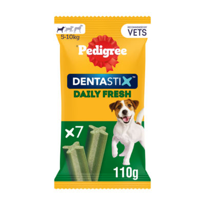 Pedigree DENTASTIX Fresh Dental Chews 7 sticks imported from the UK