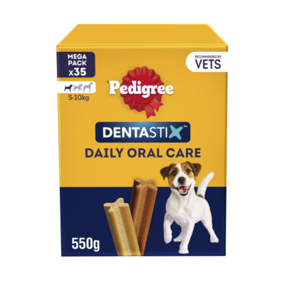 Pedigree Dentastix small dog dental chews 35 sticks, imported from the UK
