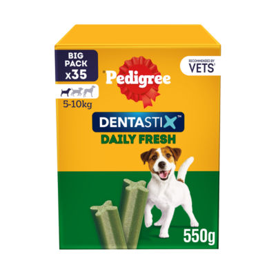 Pedigree Dentastix Fresh Daily Dental Chews for Small Dogs 35 Sticks