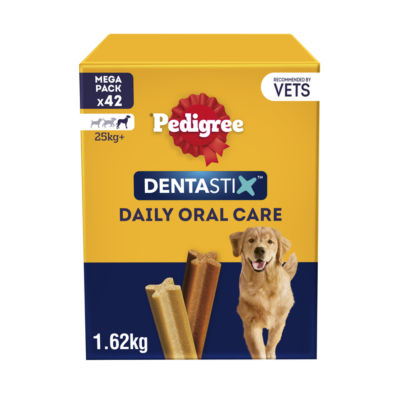 Pedigree DENTASTIX daily dental chews 42 sticks, imported from the UK
