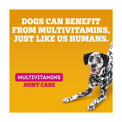 Pedigree multivitamins joint care soft dog chews 180g, imported from the UK
