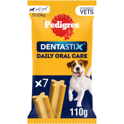Pedigree DENTASTIX small dog dental chews 7 sticks, imported from the UK