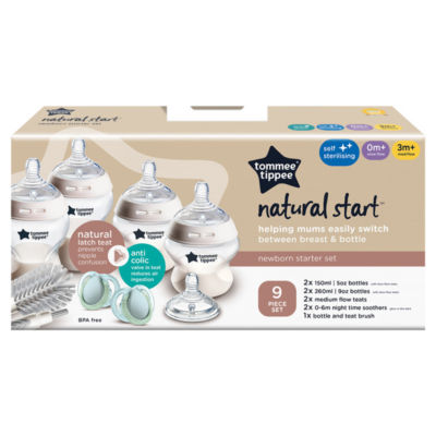 Tommee Tippee Natural Start Newborn Starter Set baby bottle set (British brand)