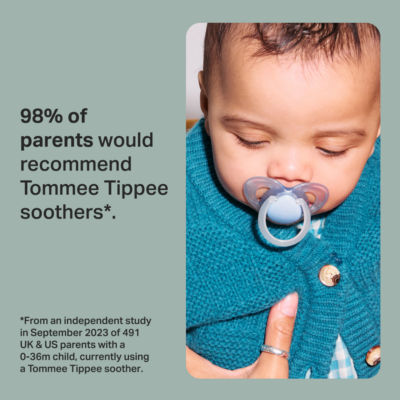 Tommee Tippee glow in the dark nighttime soothers 2x 18-36m (British brand)