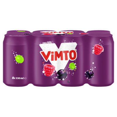 Vimto Mixed Fruit Carbonated Drink 8 x 330ml