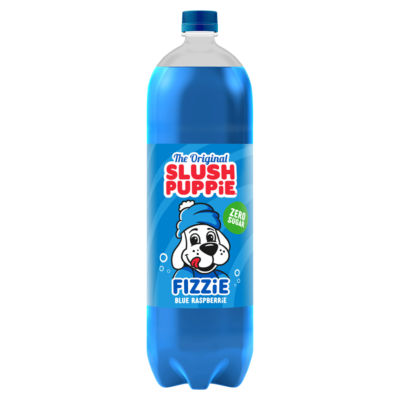 Slush Puppie blue raspberry fizzy drink 2 litre (British brand)