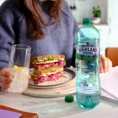 Highland Spring Sparkling Spring Water 6 x 1 Litre, UK version