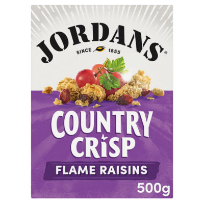 Jordans Country Crisp Raisins Breakfast Cereal 500g, UK version