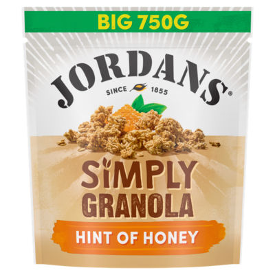 Jordans granola breakfast cereal with a hint of honey 750g, UK version