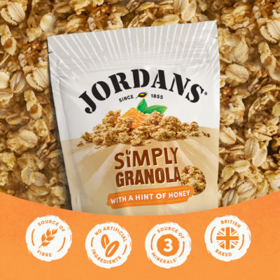 Jordans granola breakfast cereal with a hint of honey 750g, UK version