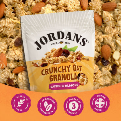 Jordans Crunchy Oat Granola Raisin & Almond 750g, UK version