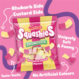 Swizzels Rhubarb & Custard Flavour Drumstick Squashies 140g (British brand)