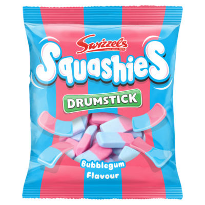 Swizzels Squashies Drumstick Bubblegum 140g (British brand)