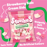 Swizzels Strawberry & Cream Flavour Squashies Drumstick 100g (British brand)