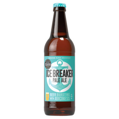Greene King Ice Breaker unfiltered pale ale 500ml, UK version