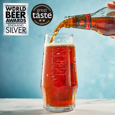 Morland Old Crafty Hen oak-aged strong ale 500ml, imported from the UK