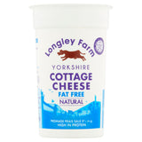 Longley Farm fat free cottage cheese 250g, UK version