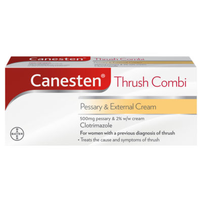 Canesten Thrush Combi Pessary & External Cream - British Medicine Buy - McGrocer