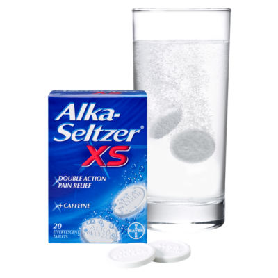 Alka-Seltzer XS Double Action Effervescent Tablets 20 - British product