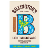 Billington's Light Muscovado natural cane sugar 500g - British product