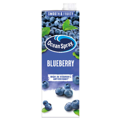Ocean Spray Blueberry Juice Drink 1 Litre, imported from the UK