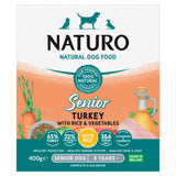 Naturo senior turkey with rice and vegetables dog food 400g, imported from the UK