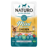 Naturo dog food for small breed adult dogs chicken with potato and vegetables 150g, imported from the UK