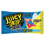 Bazooka Juicy Drop Chews Sour Gel raspberry and strawberry chewy sweets 67g, UK version